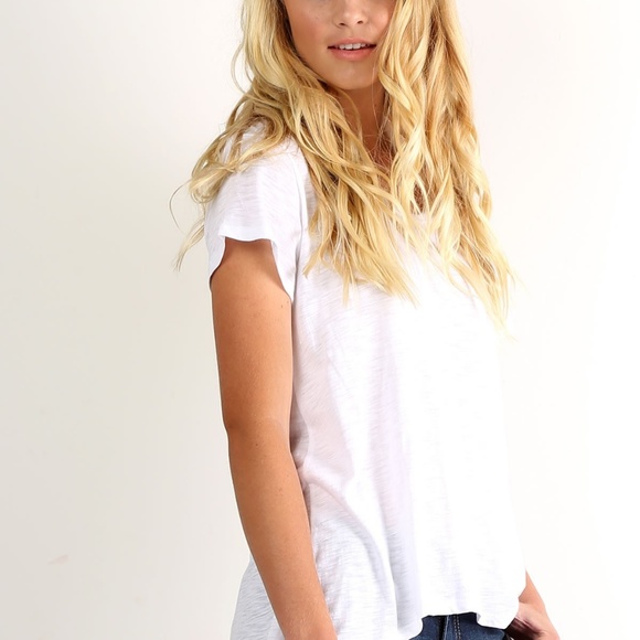 White Burnout Tee - Picture 2 of 5